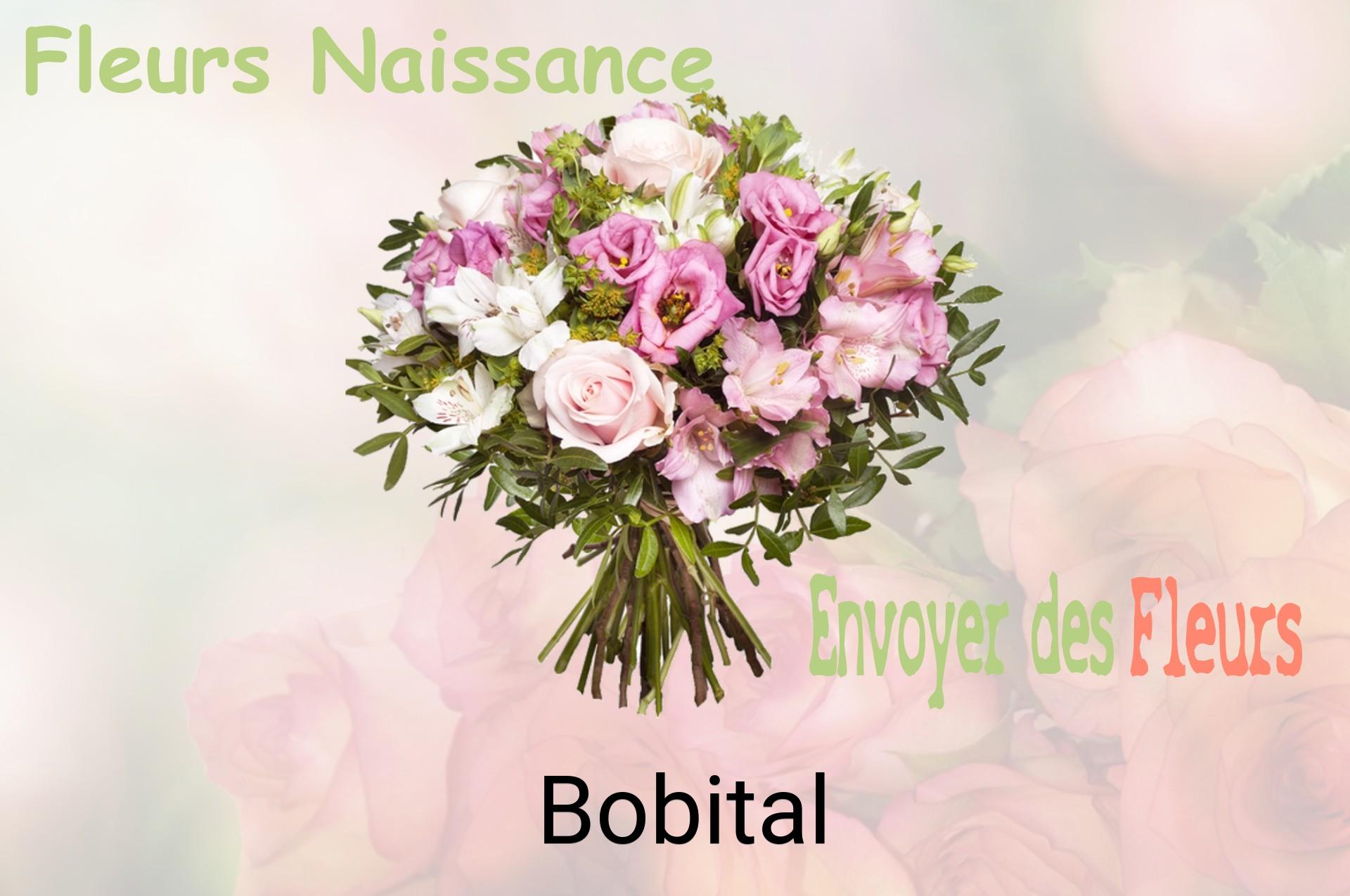 Bouquet de fleurs de naissance livré à Bobital